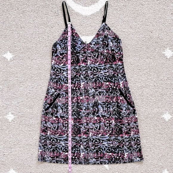 Silence + Noise Abstract Print Tank Mini Dress Large - Picture 9 of 12